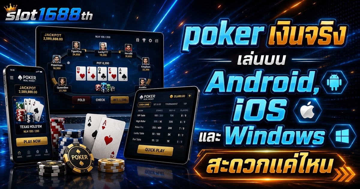 poker เงินจริง